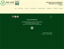 Tablet Screenshot of milare.adv.br
